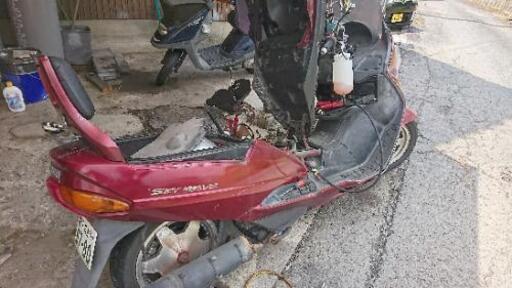 スカイウェイブ250 CJ41A自家塗装