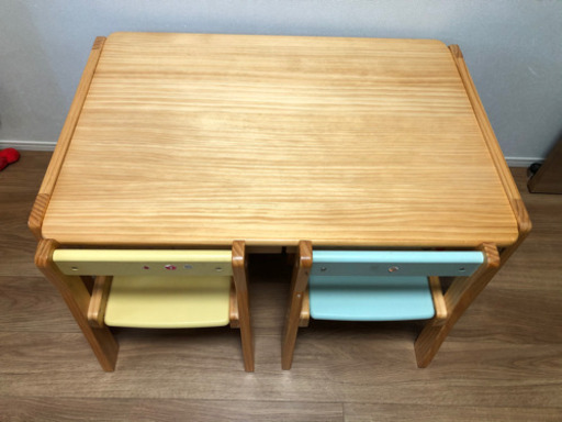 キッズデスク子供机未就学児向けニトリ 大和屋中古定価23000円 ニトリ（NITORI） デスクセットビーノ(デスク10560/シェルフ/ワゴン/NS