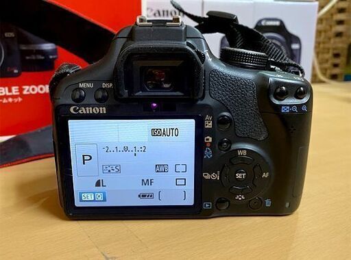 Canon デジタル一眼レフカメラ EOS Kiss X3 ダブルズームキット キャノン KISSX3-WKIT EF-S18-55mm EF-S55-250mm ☆ PayPay(ペイペイ)決済可能 ☆ 札幌市 白石区 東札幌 アウトレットモノハウス白石店 Canon デジタル一眼レフカメラ EOS Kiss X3 ダブルズームキット