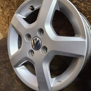 VW フォルクスワーゲン up! 純正ホイール 14インチ 4本 5J4HPCD100+35 (VHF177) クレジットカード QR決済可能