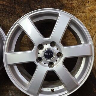 BS GIRO 社外ホイール 17インチ 4本 7J5HPCD114.3+40 ジューク エクストレイル等 (VHC185) クレジットカード QR決済可能 BS GIRO 社外ホイール 17インチ 4本 7J5HPCD114.3+40 ジューク