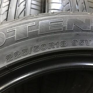 BS POTENZA RE050A 225/50R18 18インチ 夏タイヤ 4本 2017年製 レクサスUX
