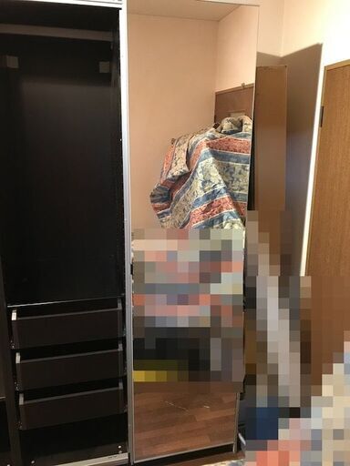 IKEA イケヤ PAX  ワードローブ 鏡扉
