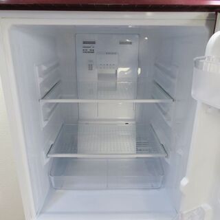 配達設置無料！ 希少ワインレッドカラー 137L 冷蔵庫 DL33