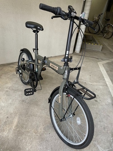 ジープ ミニベロ 折り畳み自転車 2020 JE-206G(2021年3月購入)超美品
