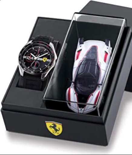 [ジマティー限定値下げ　スクーデリアフェラーリ] 腕時計 限定モデル ミニカーモデル付き