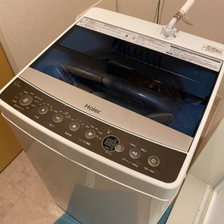 【ネット決済・配送可】ハイアール　洗濯機