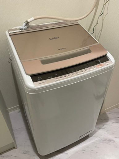 全自動洗濯機　HITACHI BW-V80C(N)