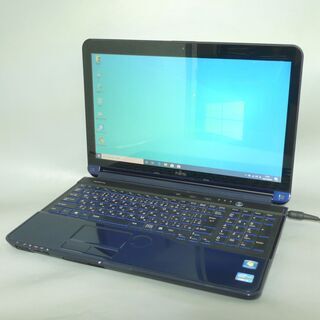 送料無料 新品SSD256GB 1台限定 ノートPC 中古良品 15.6型 富士通 AH56/E