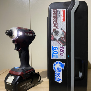 マキタ　TD171 18V 4モード　インパクトドライバー　フルセット　赤