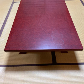 【ネット決済】大型テーブル　紫檀漆塗り