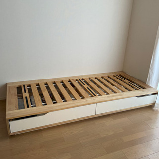 IKEA 引き出し付きシングルベッド　マンダール
