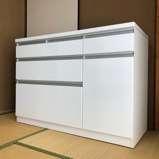 【ネット決済・配送可】ニトリ食器棚　レンジボード　サイドボード