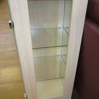 R085 コレクションケース、飾りガラスケース、幅90cm 美品