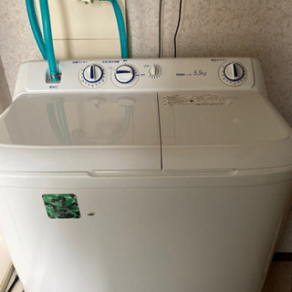 【ネット決済】2層式洗濯機　Haier 5.5kg