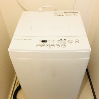 全自動洗濯機　simplus 6.0kg GPW-M60A 美品...