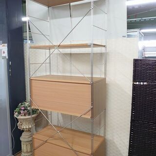 h無印良品ステンレスユニットシェルフ ステンレス棚セット ワイド 特大