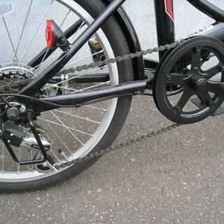 ☆ 20インチ 自転車 折りたたみ自転車 キャプテンスタッグ/CAPTAIN STAG コンパクト 6段変速 黒/ブラック 札幌 北20条店☆