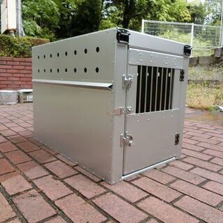 大型犬アルミ輸送犬舎
