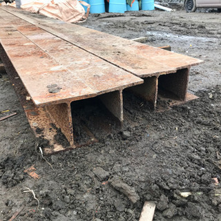 値下げしました！H形鋼H鋼2本セット建材建築材料鉄柱約1.5メートル アルミH鋼H型 (材質6063)生地材 R無 各品形状の(1000～100mm)各定寸