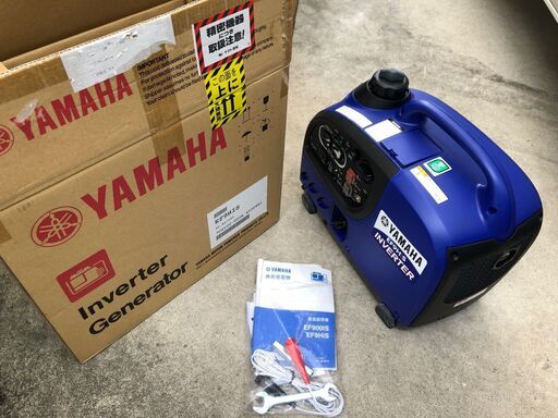 ヤマハ 防音型 インバータ発電機 EF9HiS 0.9kVA [50Hz/60Hz] 直流12V-8A付 充電コード標準装備