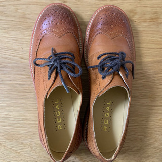 REGAL   革靴　ウィングチップ　24cm