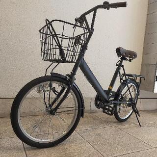 【ネット決済】【取引先決定】自転車　20インチ　マットブラック　変速付