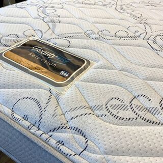 (Y)北大前! 札幌 引取 SIMMONS/シモンズ シングルベッド＆マットレス ボックス ダブルクッション×ゴールデンビュー×6.5GV 高級品質 眠りの質向上