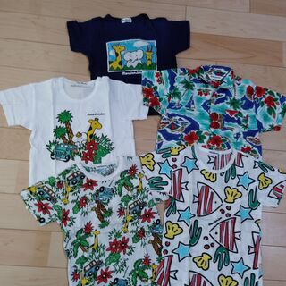 中古:moumou jonjon子供服Ｔシャツ５枚(100～11...