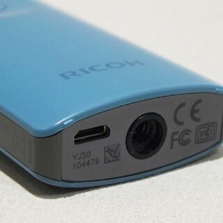 【苫小牧バナナ】Ricoh/リコー 360° 全天球カメラ デジタルカメラ Theta SC ブルー 中古 動作OK ちょいスレあり♪