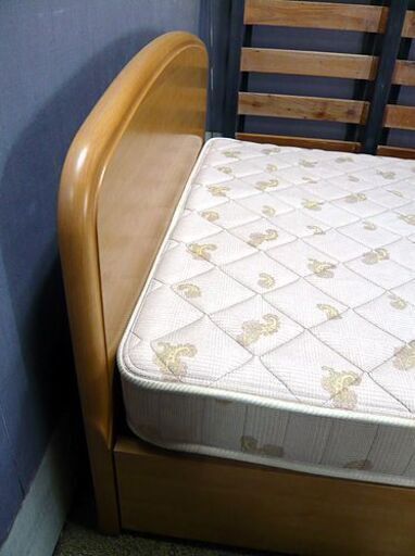 〇 札幌 ワイドシングルベッド 幅1100㎜ フランスベッドマットレス 厚