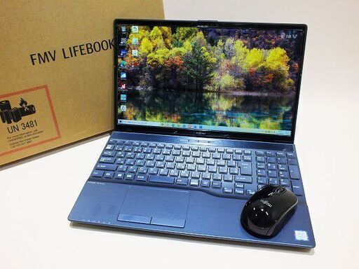 【苫小牧バナナ】富士通/FUJITSU ノートパソコン FMVA79D3LK Intel Core i7-9750H 2.60GHz メモリ8GB SSD512GB Win10 メタリックブルー♪