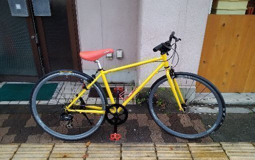 OSSO[オッソ]700c クロモリクロスバイク 7speed/リーフイエロー