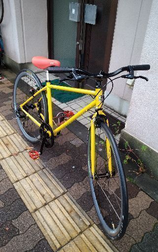 OSSO[オッソ]700c クロモリクロスバイク 7speed/リーフイエロー 楽天 