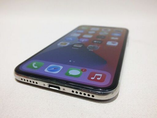 【苫小牧バナナ】Apple/アップル au iPhoneX MQC22J/A 256GB シルバー 動作OK 判定〇 本体のみ♪ 苫小牧バナナ】Apple/アップル au iPhoneX MQC22J/A 256GB シルバー