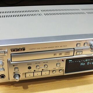 苫小牧バナナ】TEAC/ティアック CDプレーヤー/MDデッキ搭載 