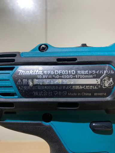 マキタ　DF031D 10.8V インパクトドライバー