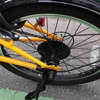 ハマー折りたたみ自転車20型 7段変速ギア U004