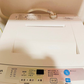 全自動電気洗濯機 家庭用AQW-S45C(2015年製) 《5月...