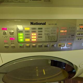 ナショナル ドラム式 洗濯乾燥機 NA-VR1100