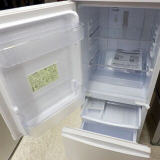 冷蔵庫 137L 2018年製 シャープ 白 SJ-D14D ドアつけかけOK 左右 札幌市西区西野