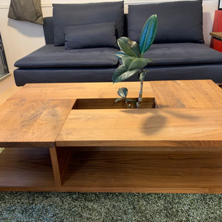 【売却済】ローテーブル　天然木