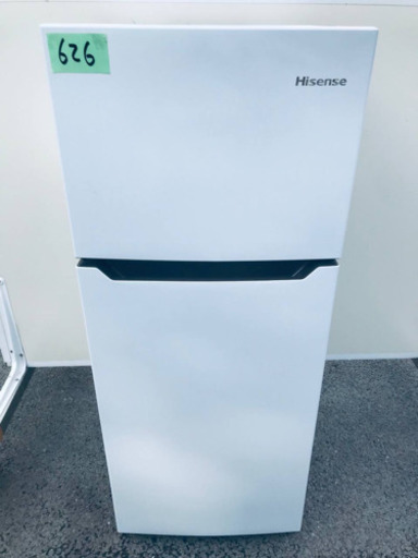 ✨2020年製✨626番 Hisense✨ノンフロン冷凍冷蔵庫✨HR-B12C‼️