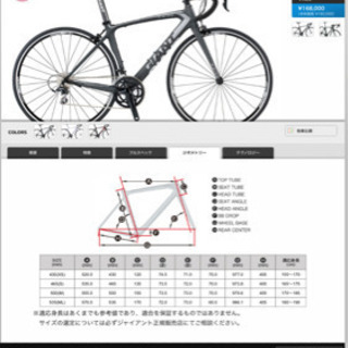 超美品　ジャイアントGiant フルカーボン ロードバイク　TCR S(465)