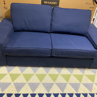 ソファ IKEA ネイビー