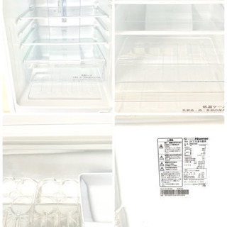 【極美品】ハイセンス 冷蔵庫 2019年製　型番：HR-D1302