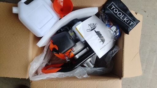 ★お取引成立★新品未使用 エンジンドリル 穴掘り 支柱立て