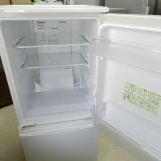 都内近郊送料無料 SHARP ノンフロン冷凍冷蔵庫 137L 2013年製