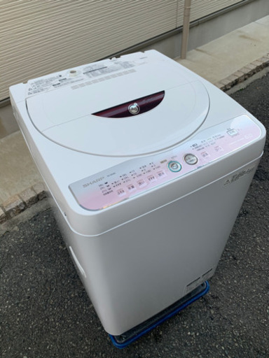 配送無料当日配送‼️ シャープ Ag+イオン 洗濯機 6.0kg 穴なし槽カビぎらい  清掃済み✨冷蔵庫や他にも出品  大阪　兵庫　京都　奈良