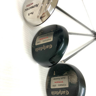 【SOLD OUT！】◆DUNLOP ダンロップ等◆ゴルフクラブ 14本＋美品SPALDING キャディバッグ＋付属品多数付き